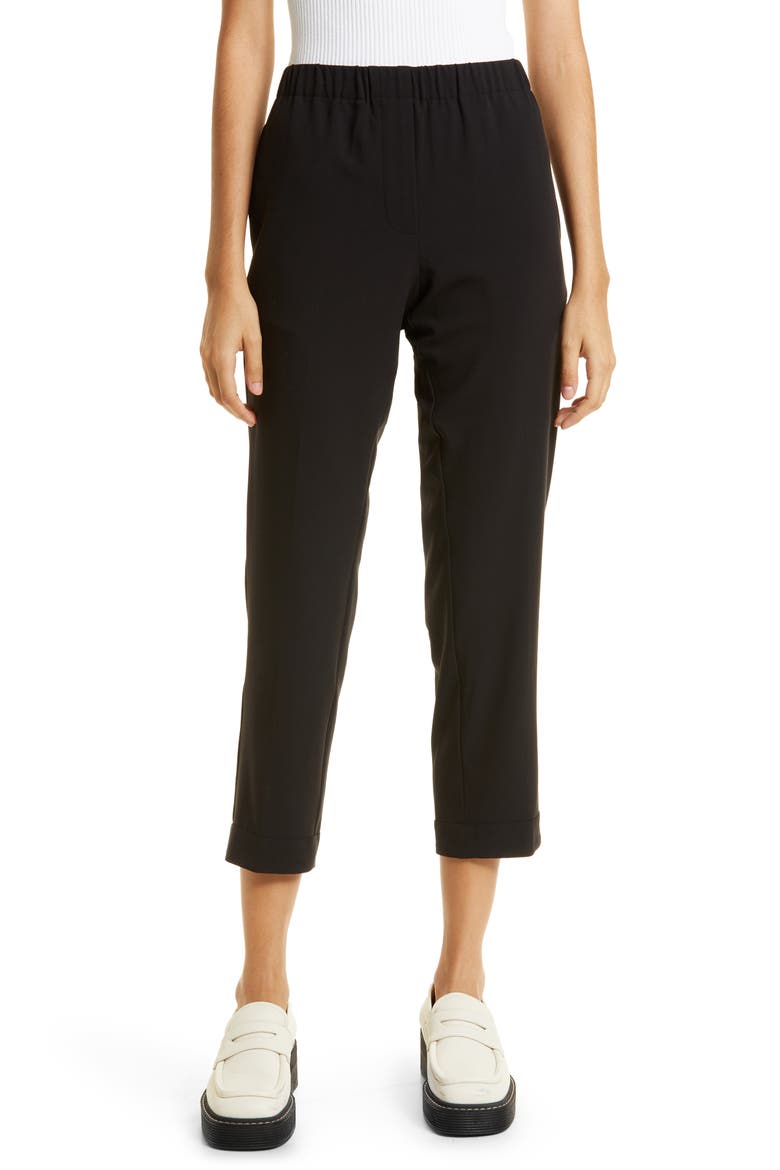 Women's Hoys Pull-On Trousers, Main, color, BLACK