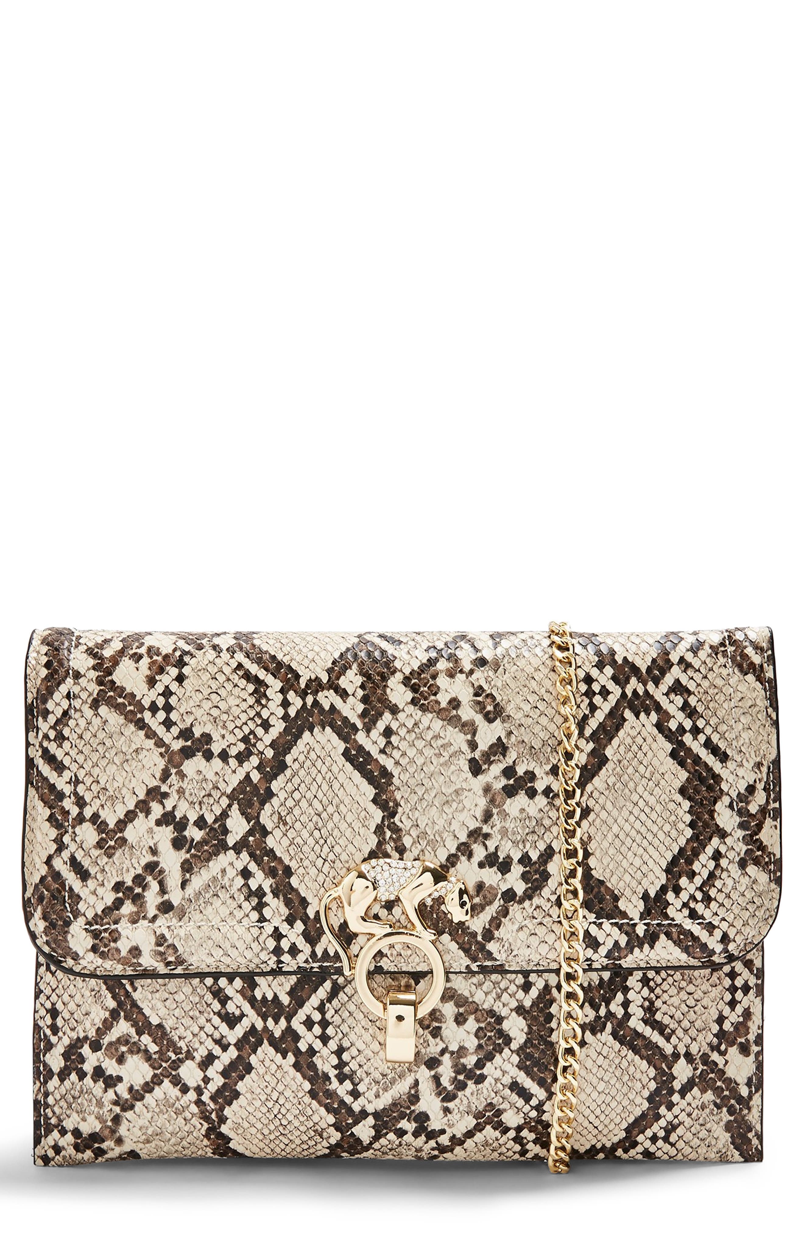 Panther Clutch, Main, color, BEIGE MULTI