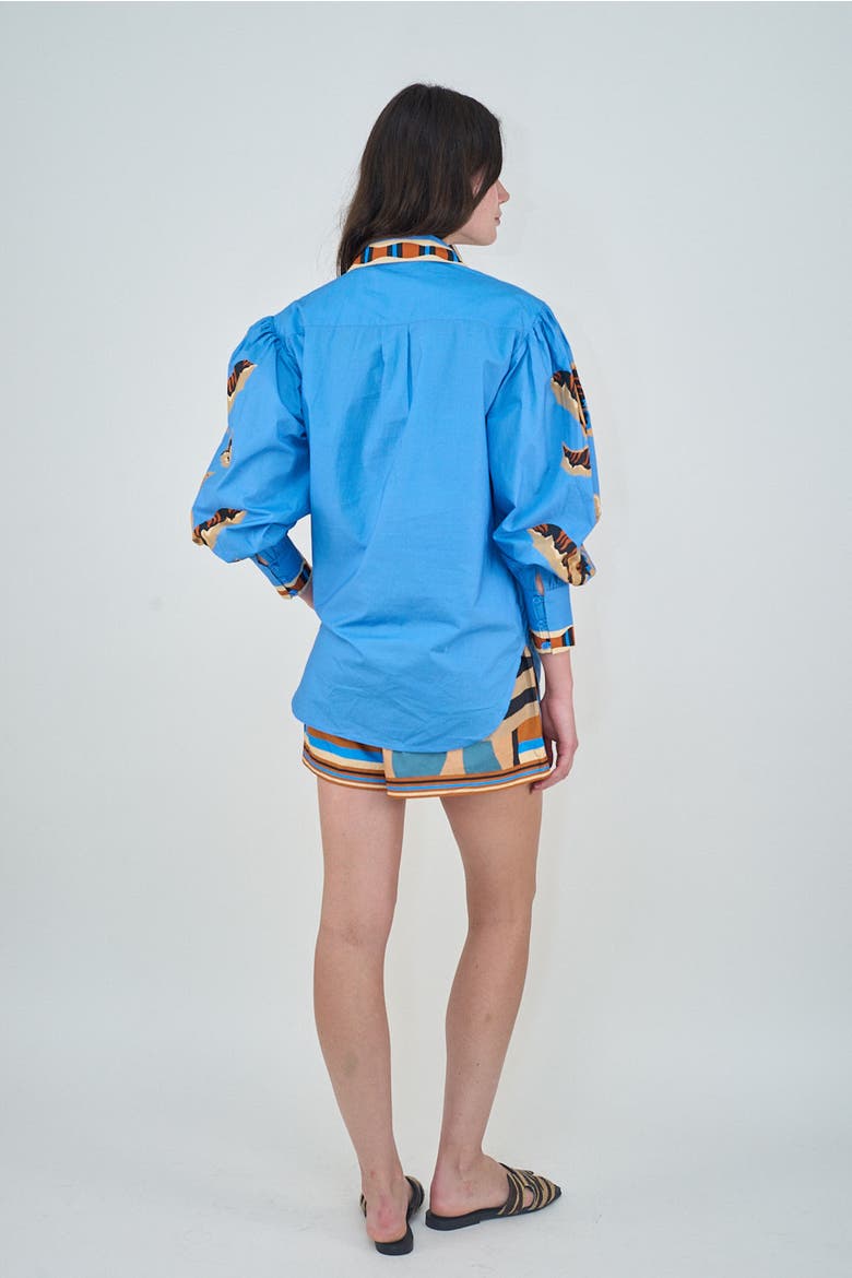 Shirt Bali Tiger, Alternate, color, Blue