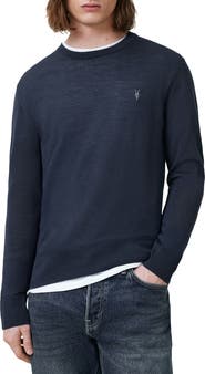 AllSaints Mode Merino Wool Crewneck Sweater
