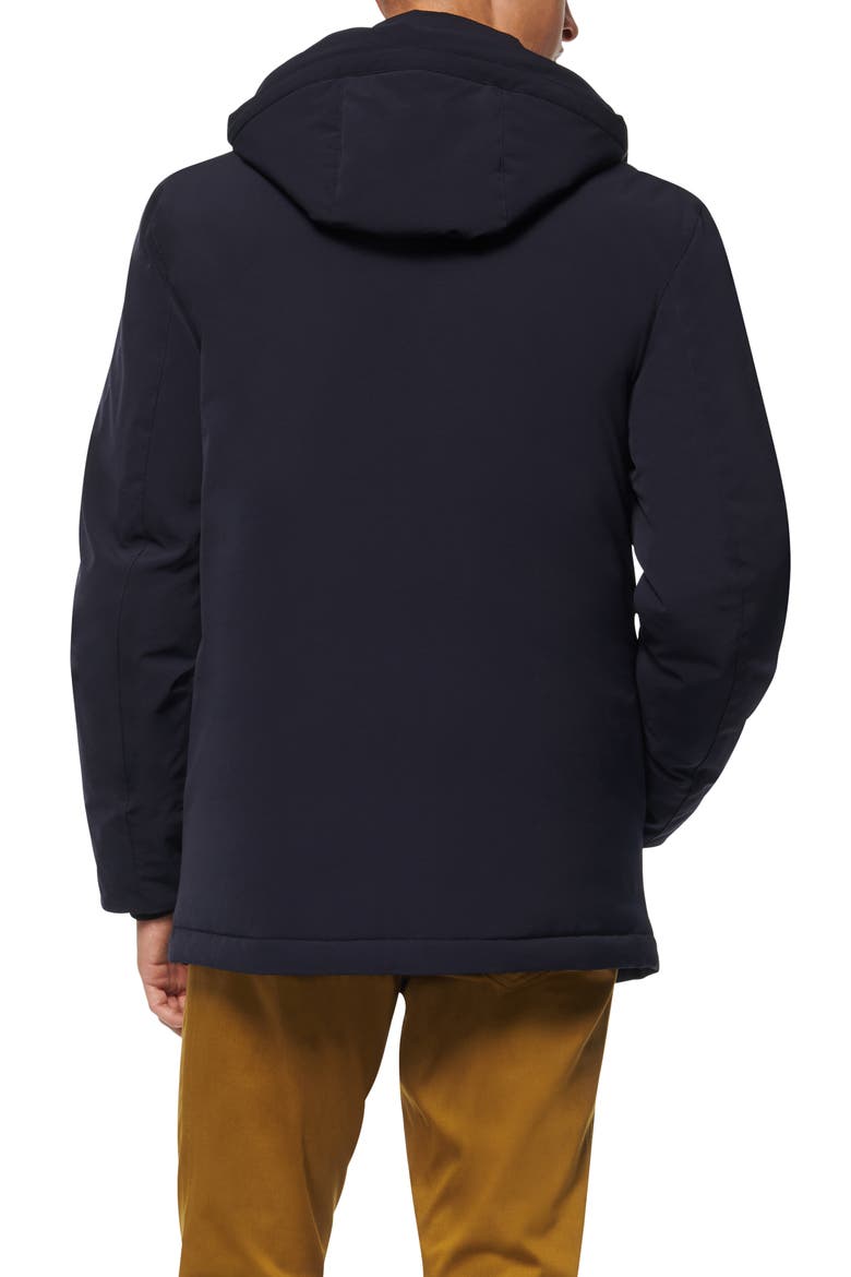 Torbeck Water Resistant Hooded Down Jacket, Alternate, color, MIDNIGHT
