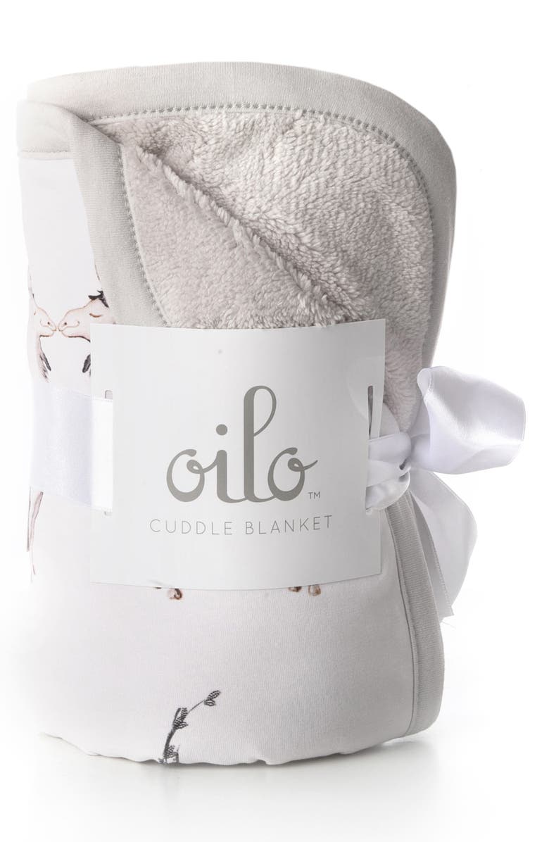 Oilo Jersey Cuddle Blanket, Alternate, color, Llama