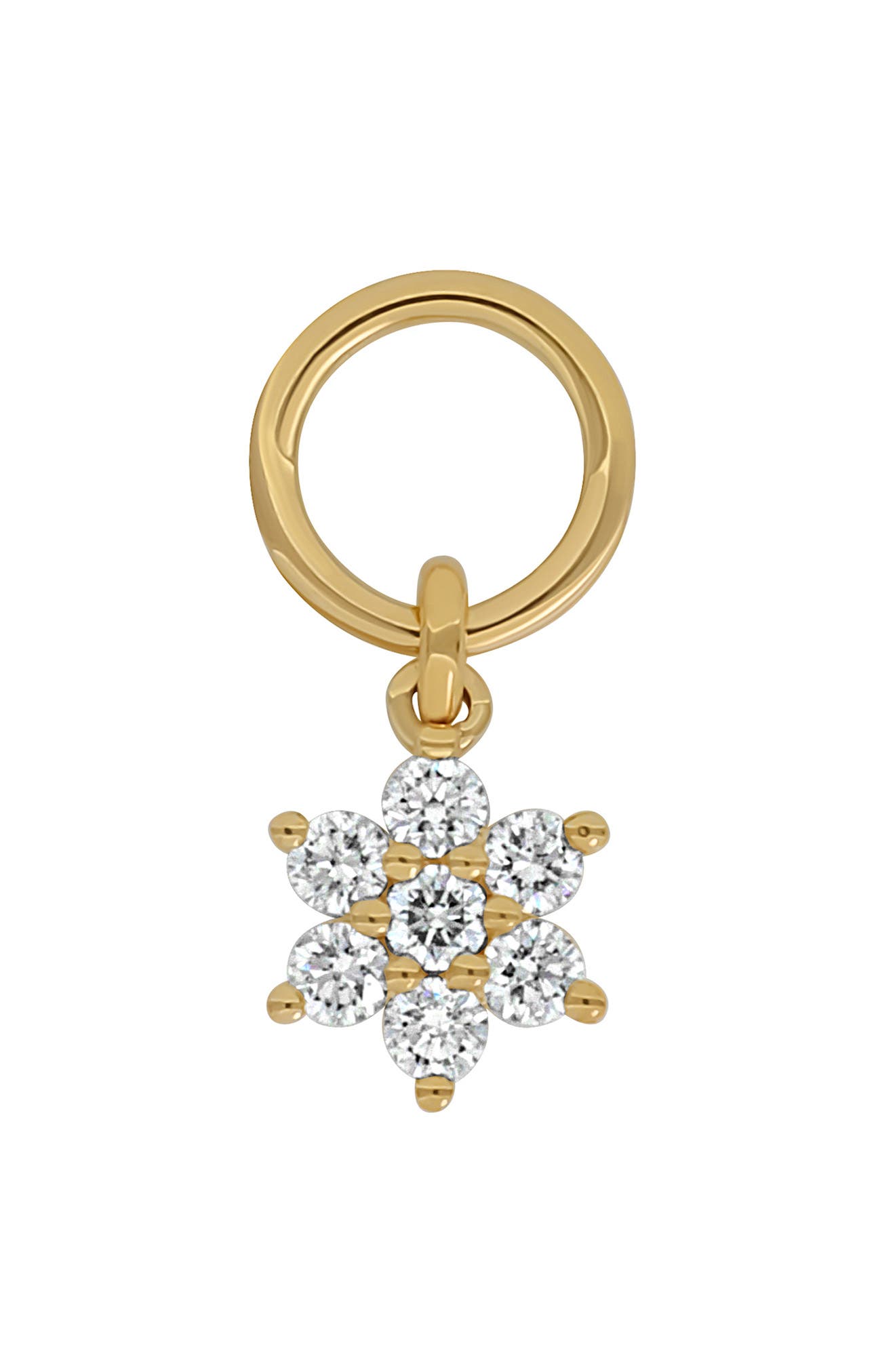 Bony Levy Getty Diamond Charm in 18K Yellow Gold 