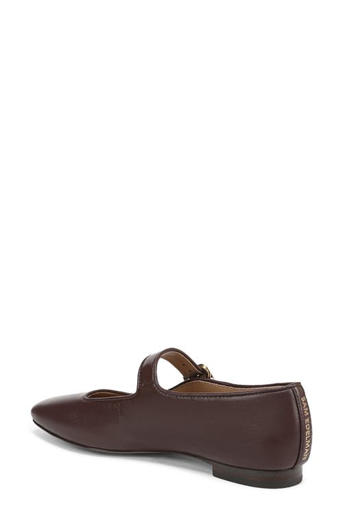 Sam Edelman Michaela Mary Jane Flat In Brown