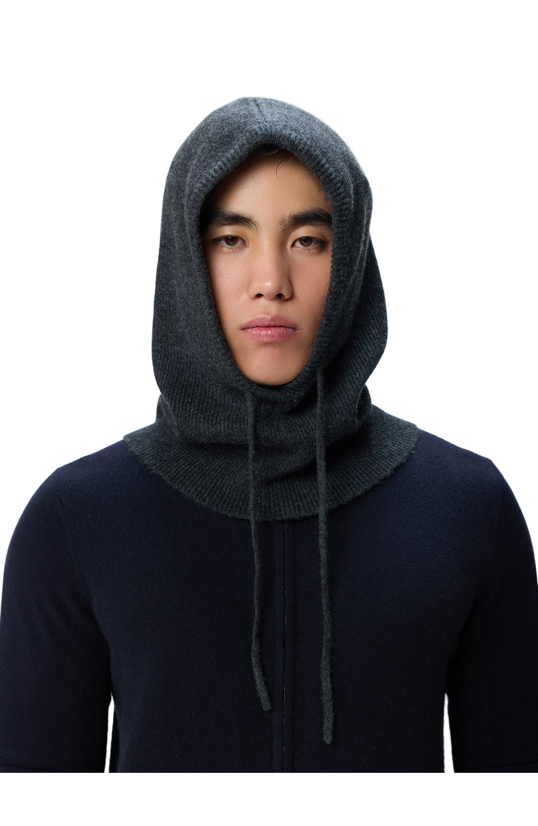 Gobi Cashmere Essential Cashmere Balaclava, Alternate, color, Charcoal