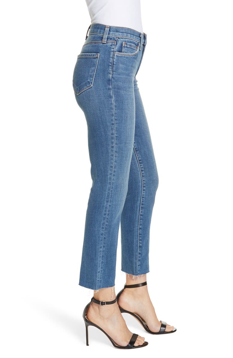 L'AGENCE Sada Crop Slim Jeans, Alternate, color,