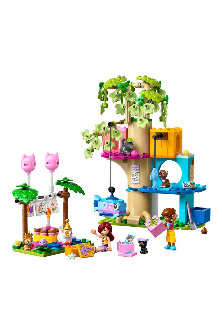 6+ LEGO® Friends Cat Birthday Party & Tree House - 42666, Alternate, color, MULTI