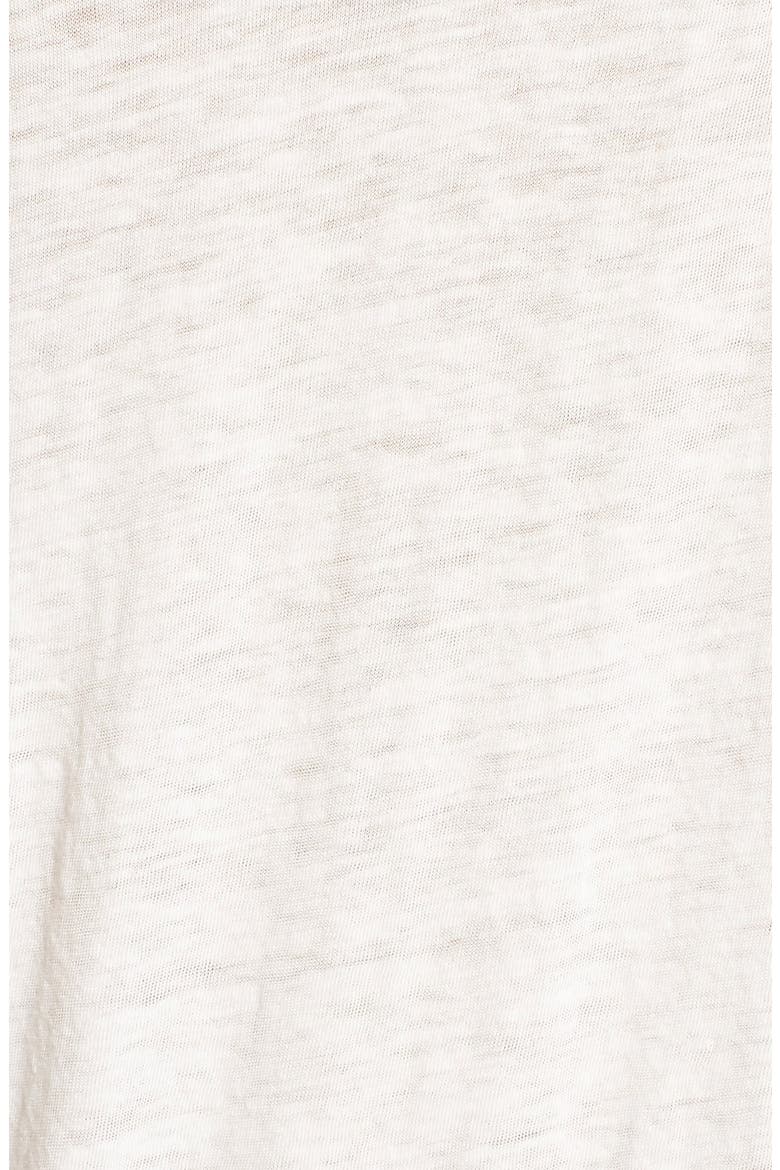 'Free Falling' Shirttail V-Neck Tee, Alternate, color, WHITE
