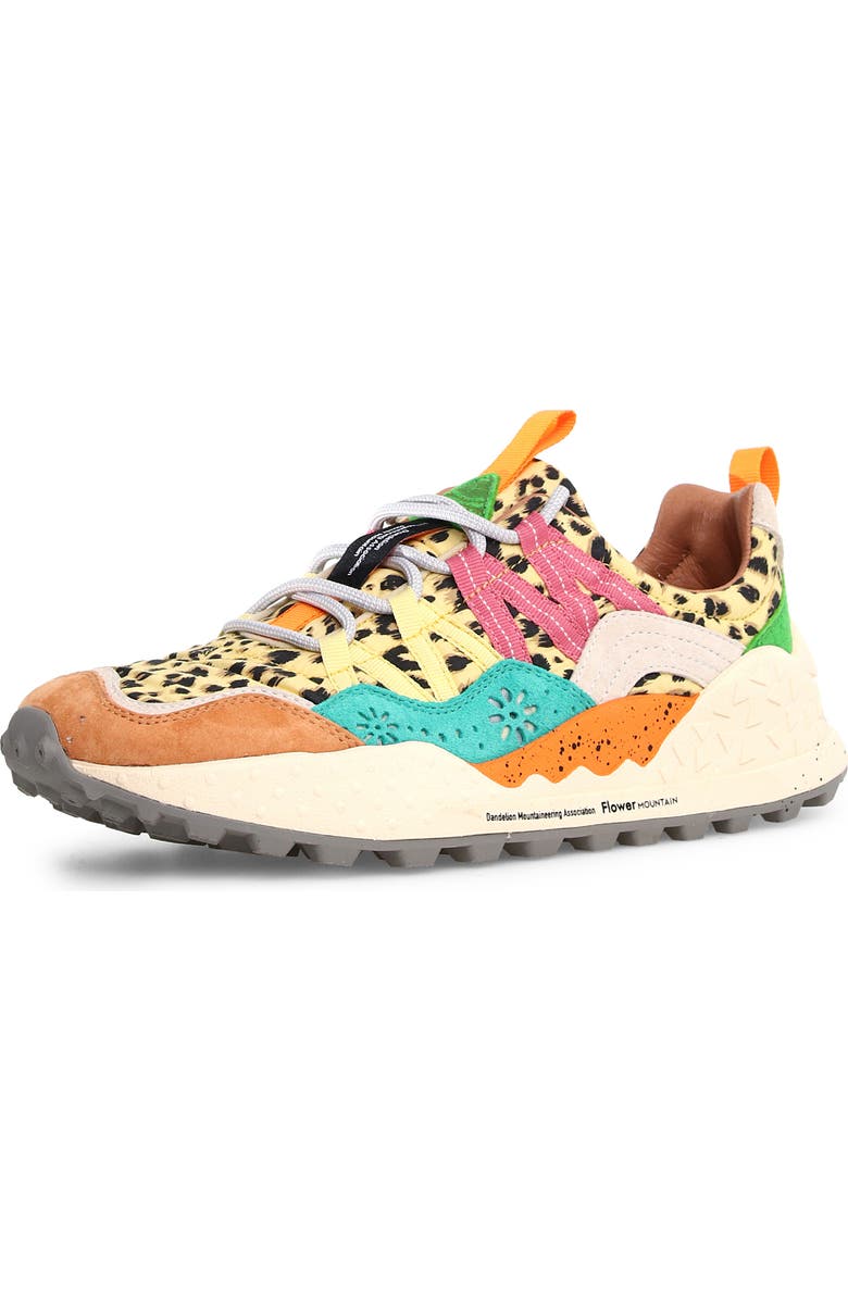 Flower MOUNTAIN Washi Sneaker, Main, color, Pink Multi