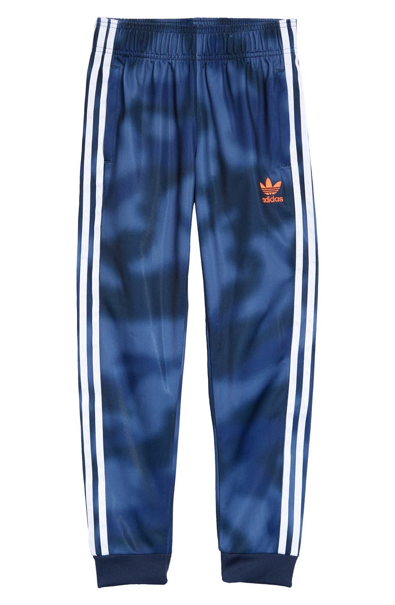 adidas Originals Kids' Allover Print Camo SST Track Pants, Main, color, 
