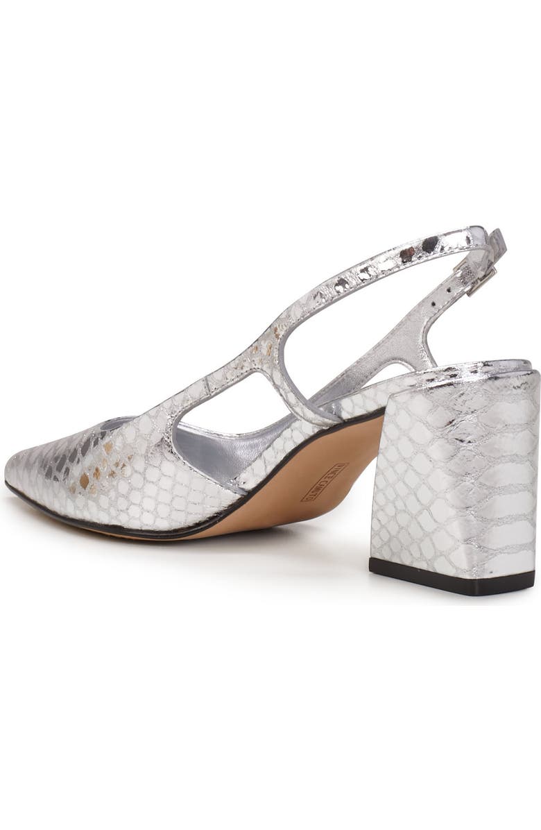 Vince Camuto Sindree Slingback Pointed Toe Pump, Alternate, color, Silver