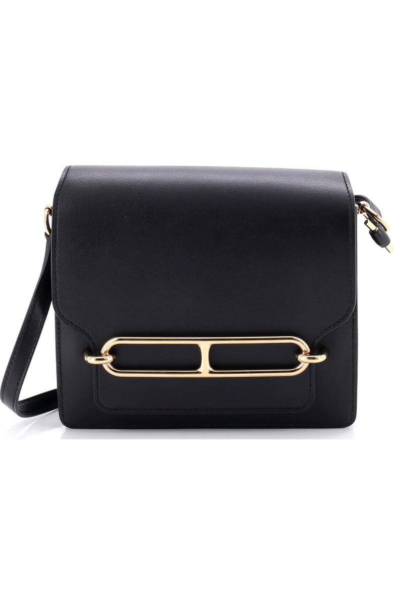 Pre-Owned Hermes Roulis Bag Swift 18, Main, color, Noir