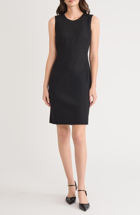 Waist Detail Sheath Dress
