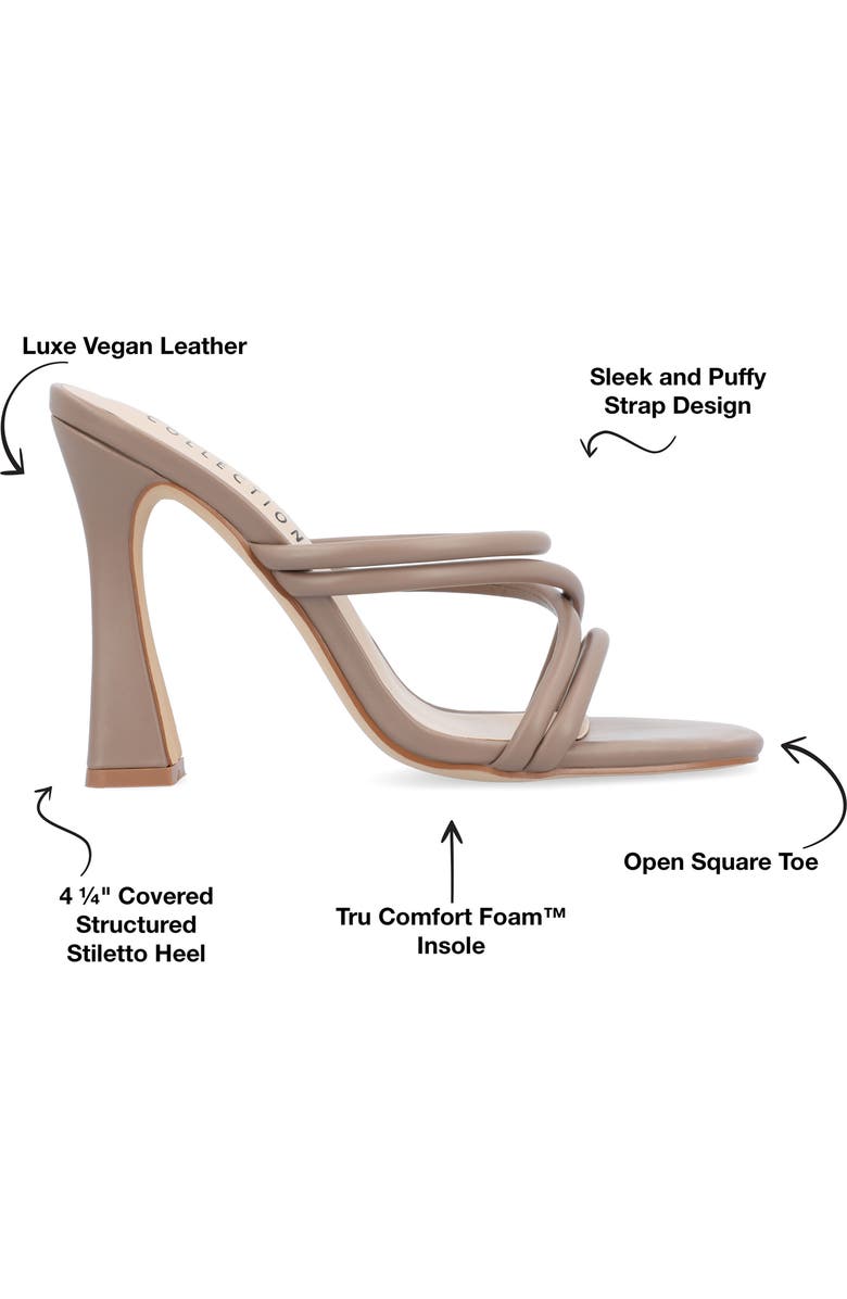 Journee Collection Louisse Sandal, Alternate, color, Taupe