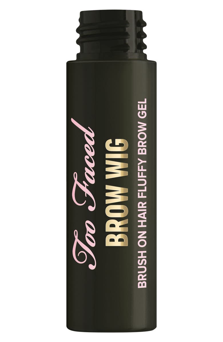 Too Faced Brow Wig Brush On Brow Gel, Alternate, color, Soft Black