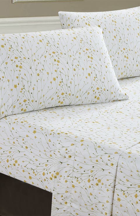 Buttercup 400 Count Thread Count 4-Piece Sheet Set