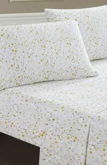 MELANGE HOME Buttercup 400 Count Thread Count 4-Piece Sheet Set