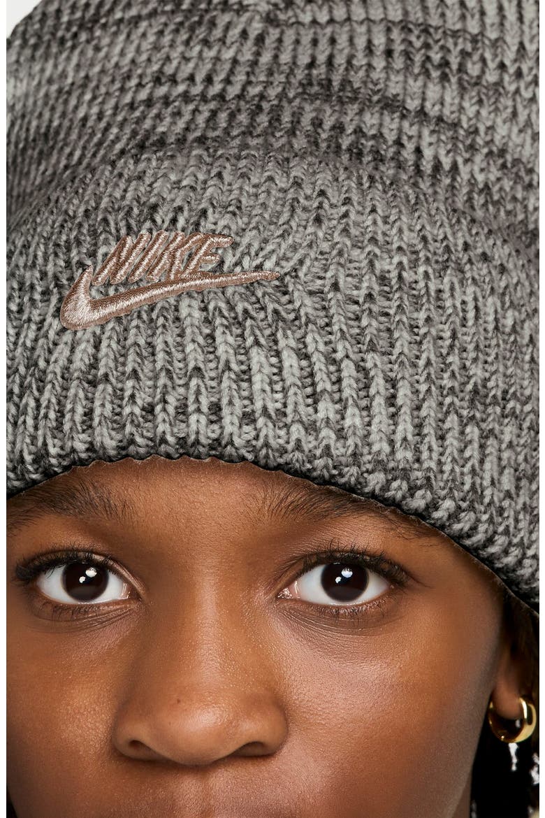 Kids' Nike Peak Beanie, Alternate, color, FIR/ SAIL/ METALLIC GOLD