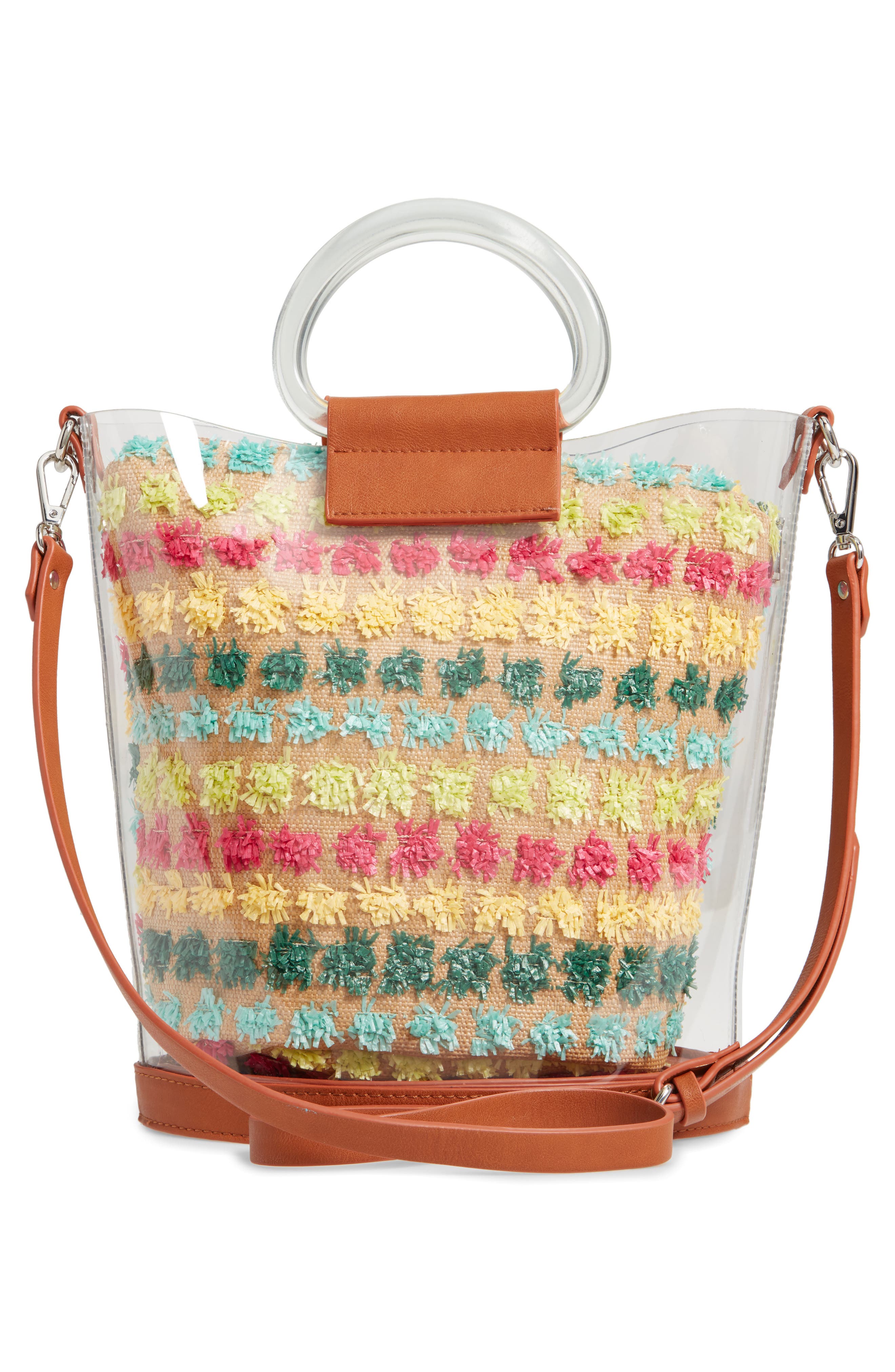 Trouvé Transparent Bucket Bag, Alternate, color, 