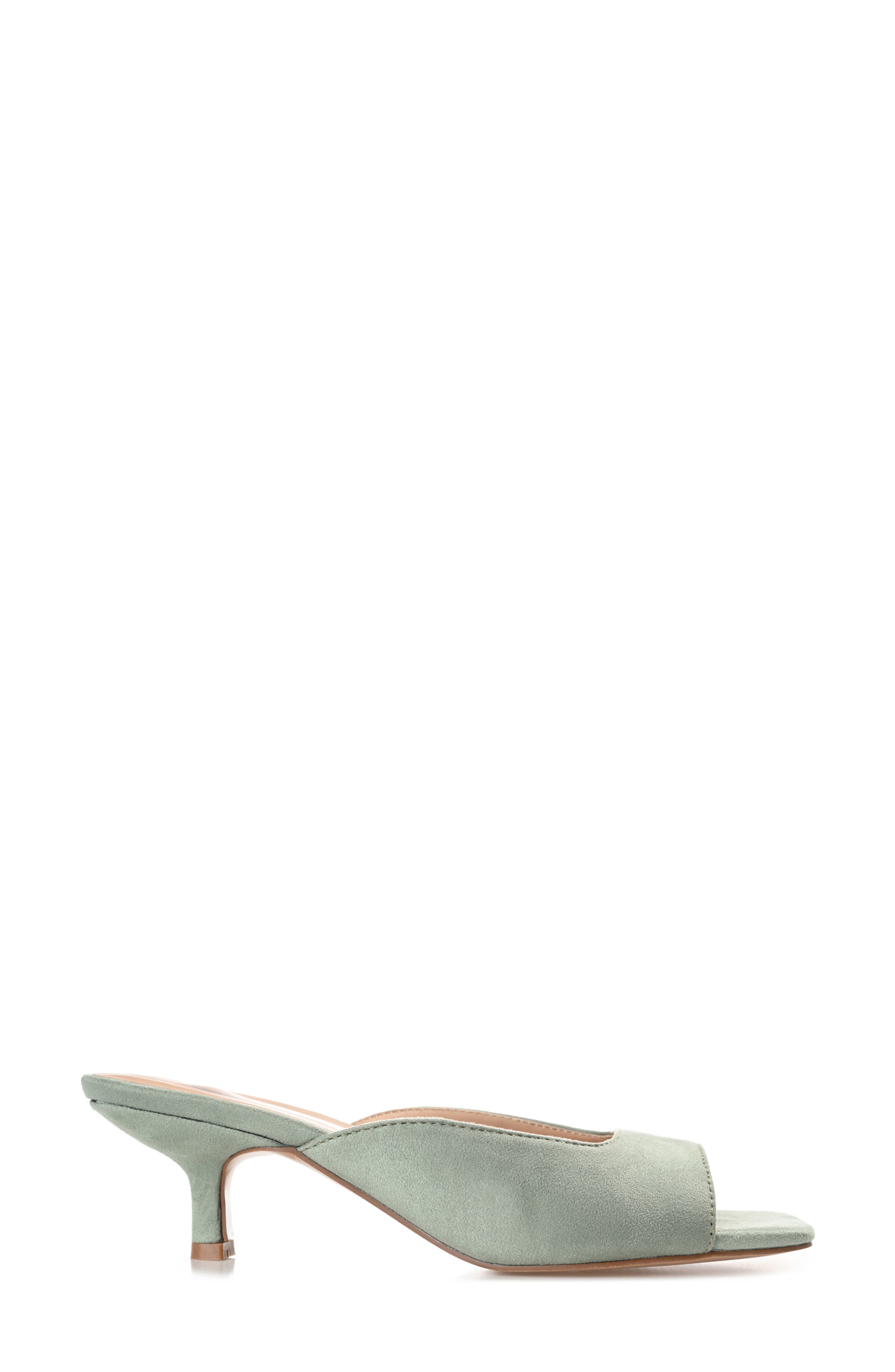 Larna Kitten Heel Mule - Wide Width, Alternate, color, SAGE