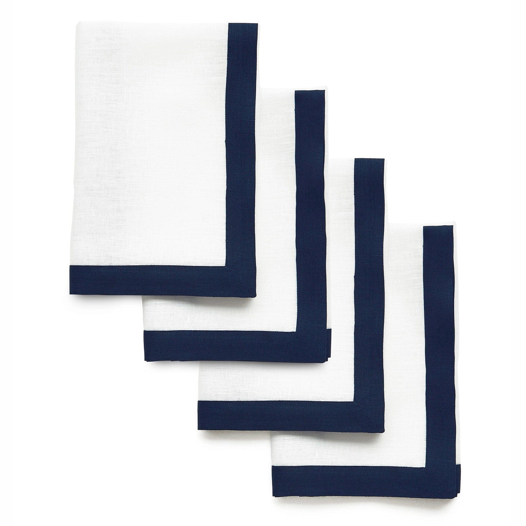 Navy and White