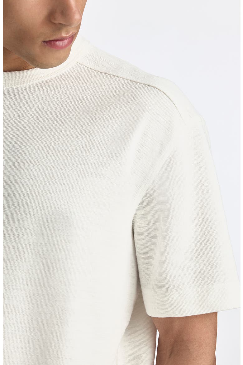 Crewneck T-Shirt, Alternate, color, COCONUT MILK