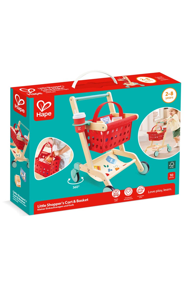 Little Shopper's Cart & Basket Play Set, Alternate, color, MULTIPLECOLOR