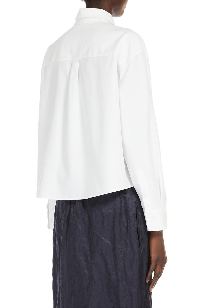 Weekend Max Mara Jock Cotton Button-Up Shirt, Alternate, color, 
