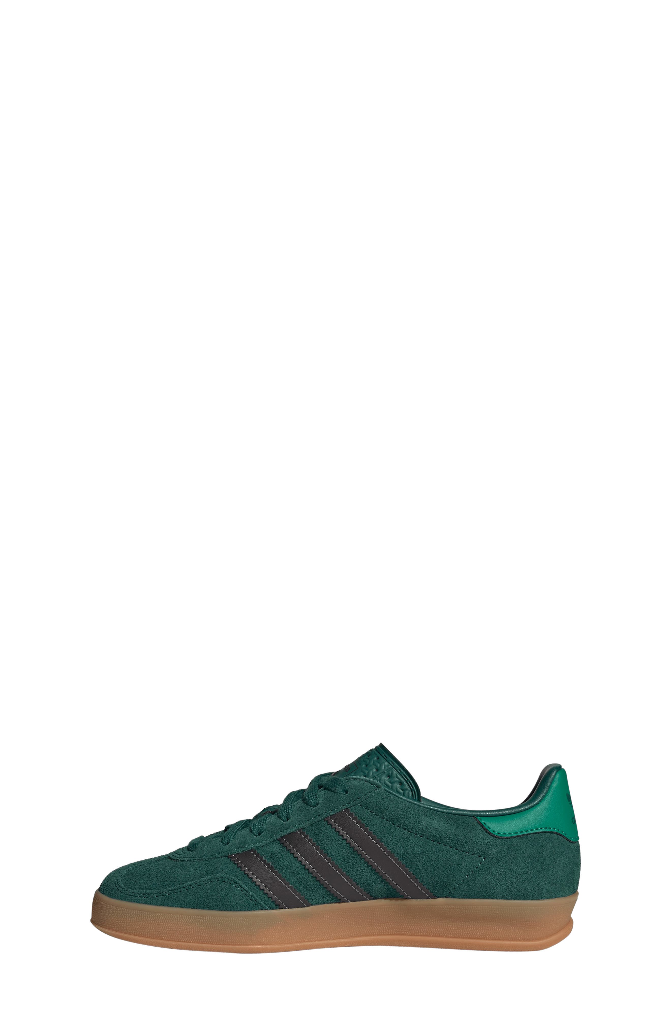 adidas Kids' Gazelle Indoor Sneaker, Alternate, color, Collegiate Green