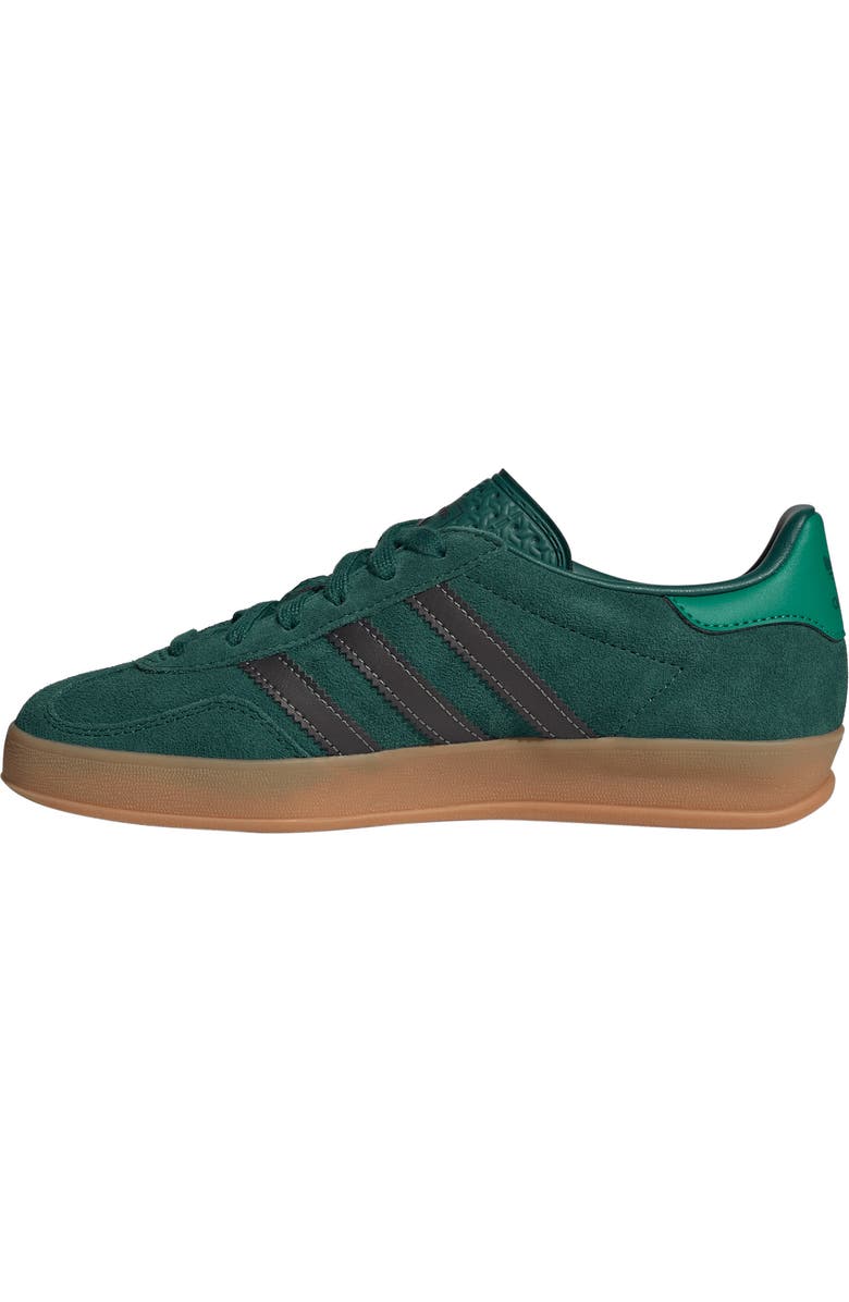 adidas Kids' Gazelle Indoor Sneaker, Alternate, color, Collegiate Green