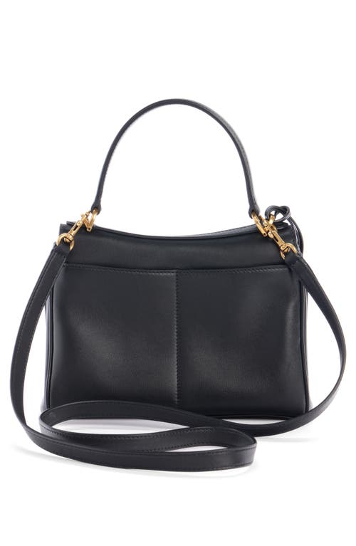 Balenciaga Small Rodeo Leather Handbag In Black
