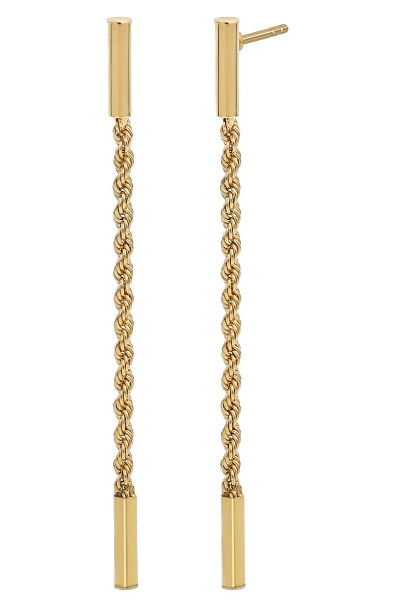 Bony Levy 14K Gold Florentine Drop Earrings, Main, color, 