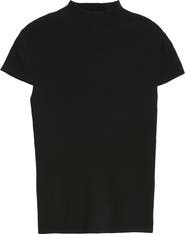 Elie Tahari The Ramona Rib Mock Neck Top