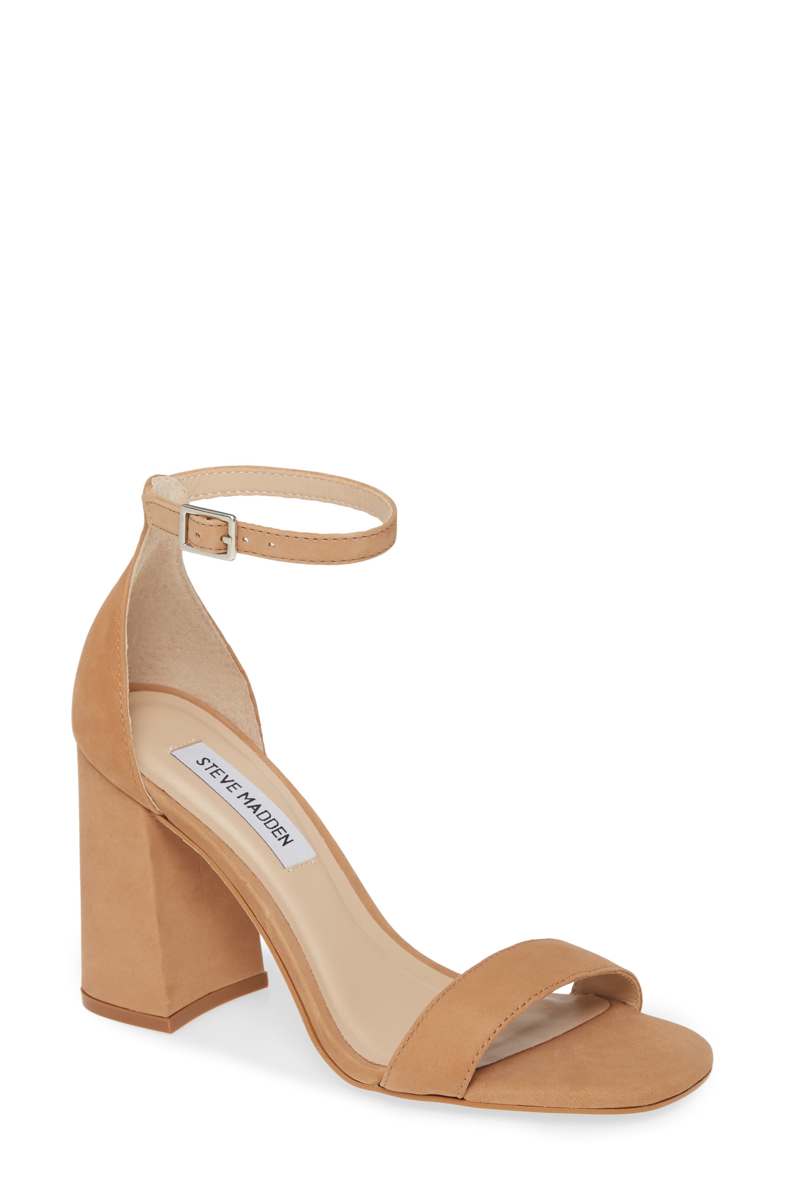 Dillon Ankle Strap Sandal, Main, color, TAN NUBUCK