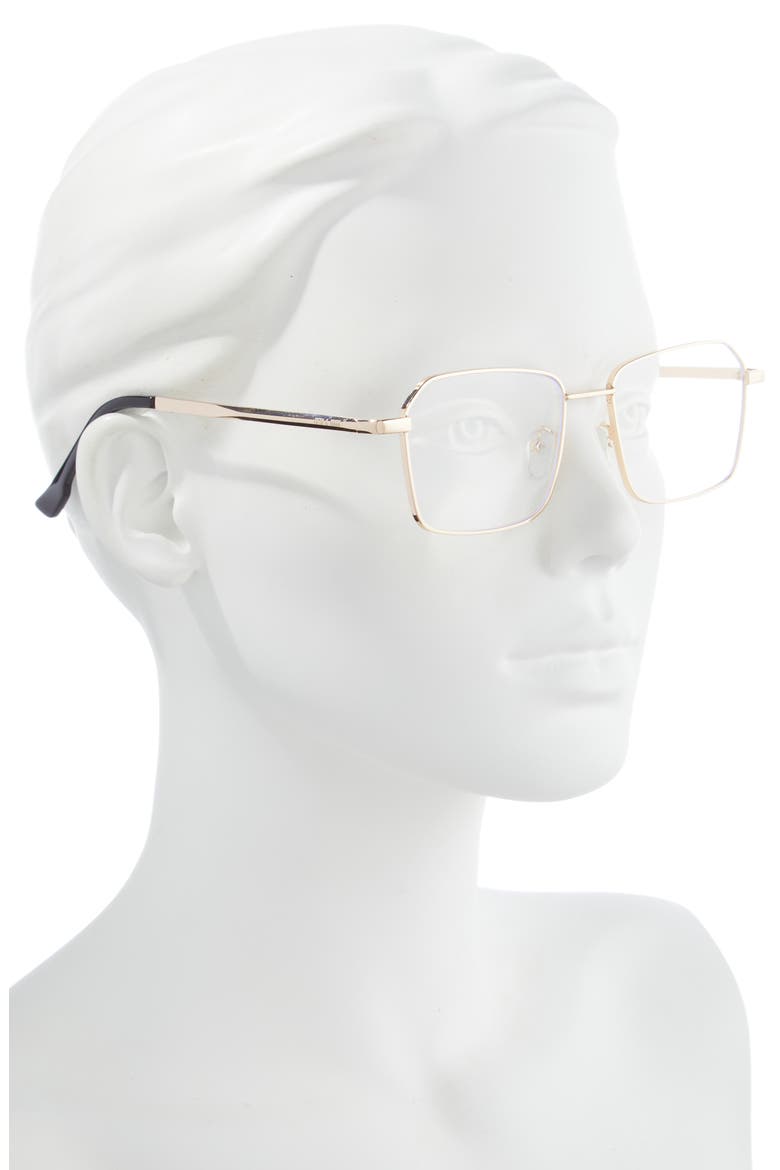 Fifth & Ninth Holland 56mm Rectangle Blue Light Blocking Glasses (Women ...