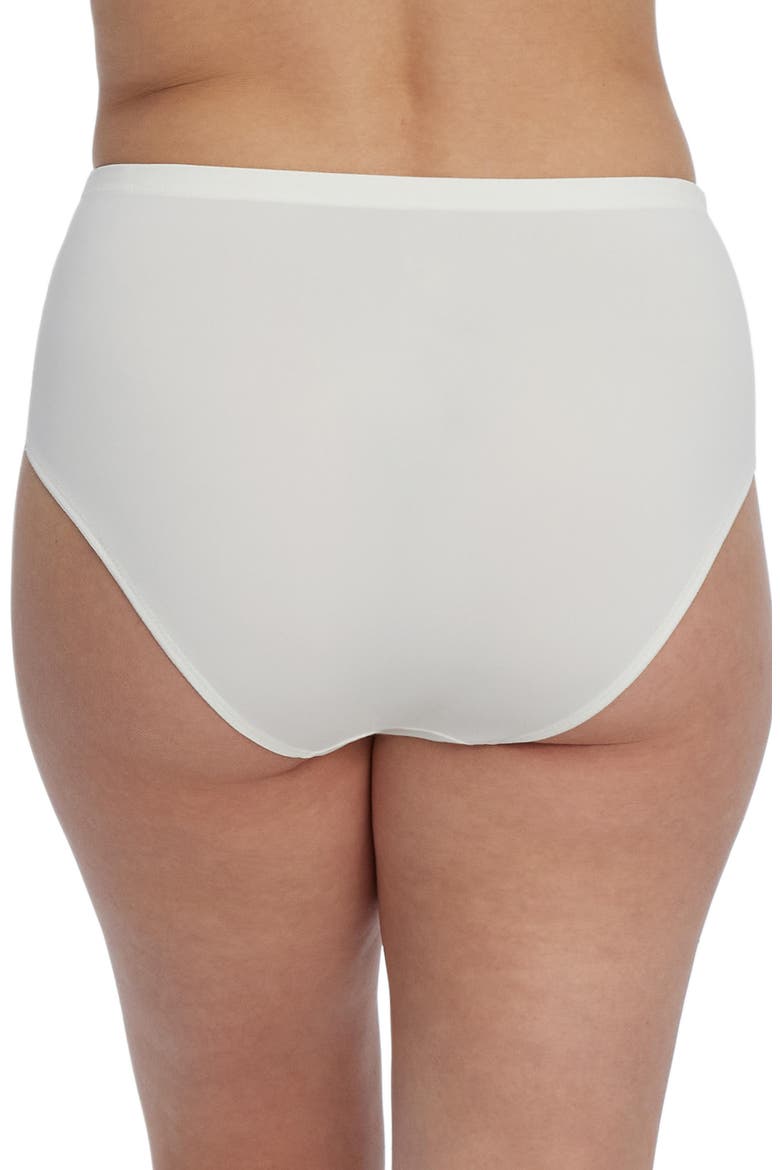 Lacy High Waist Briefs, Alternate, color, White