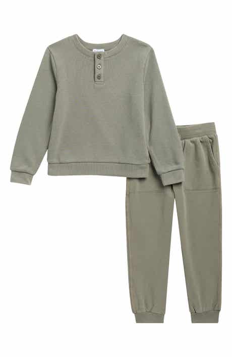 Kids' Adventure Thermal Henley & Joggers Set