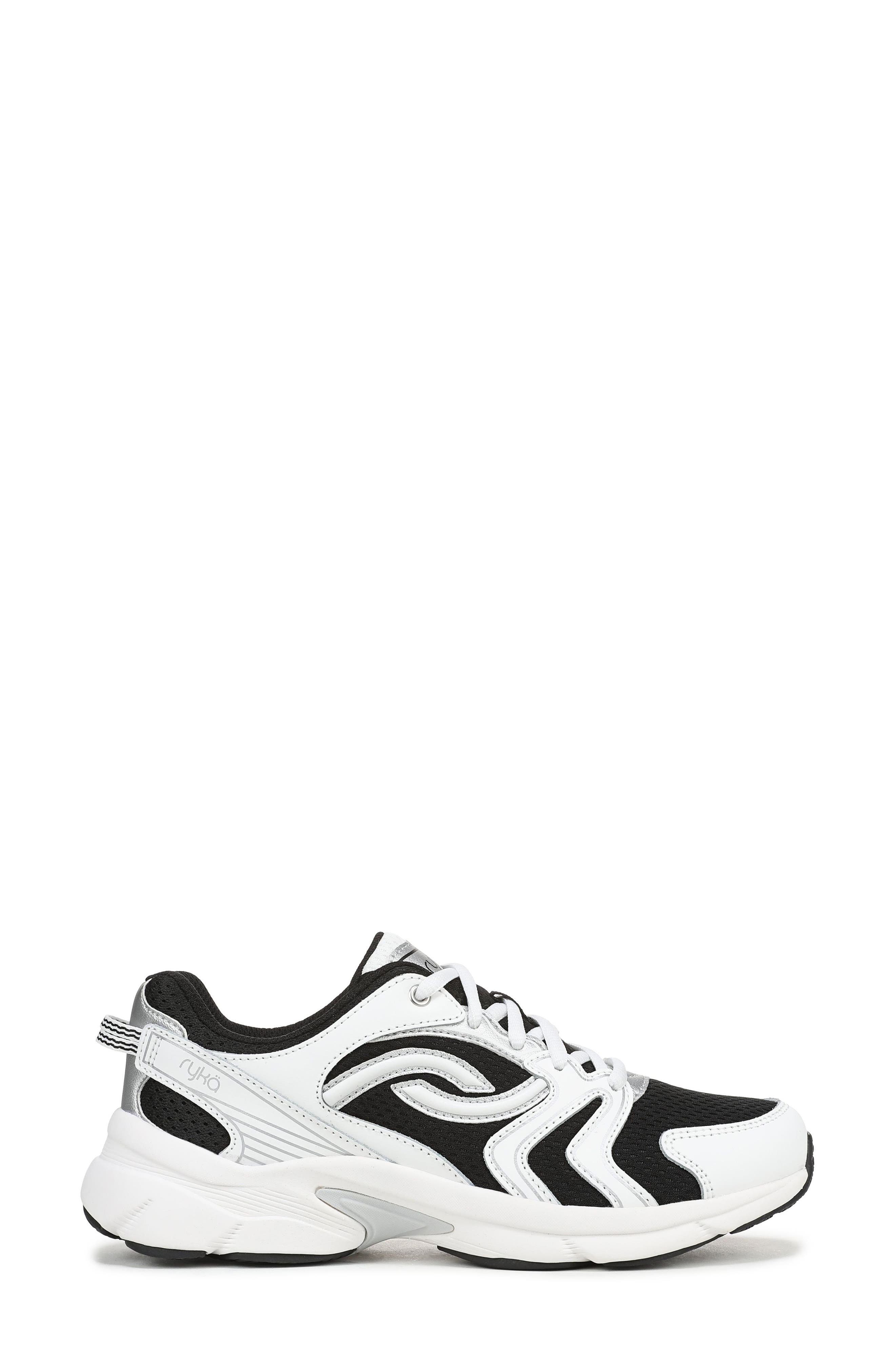 Rykä Streamline Low Profile Walking Sneaker, Alternate, color, Brilliant White