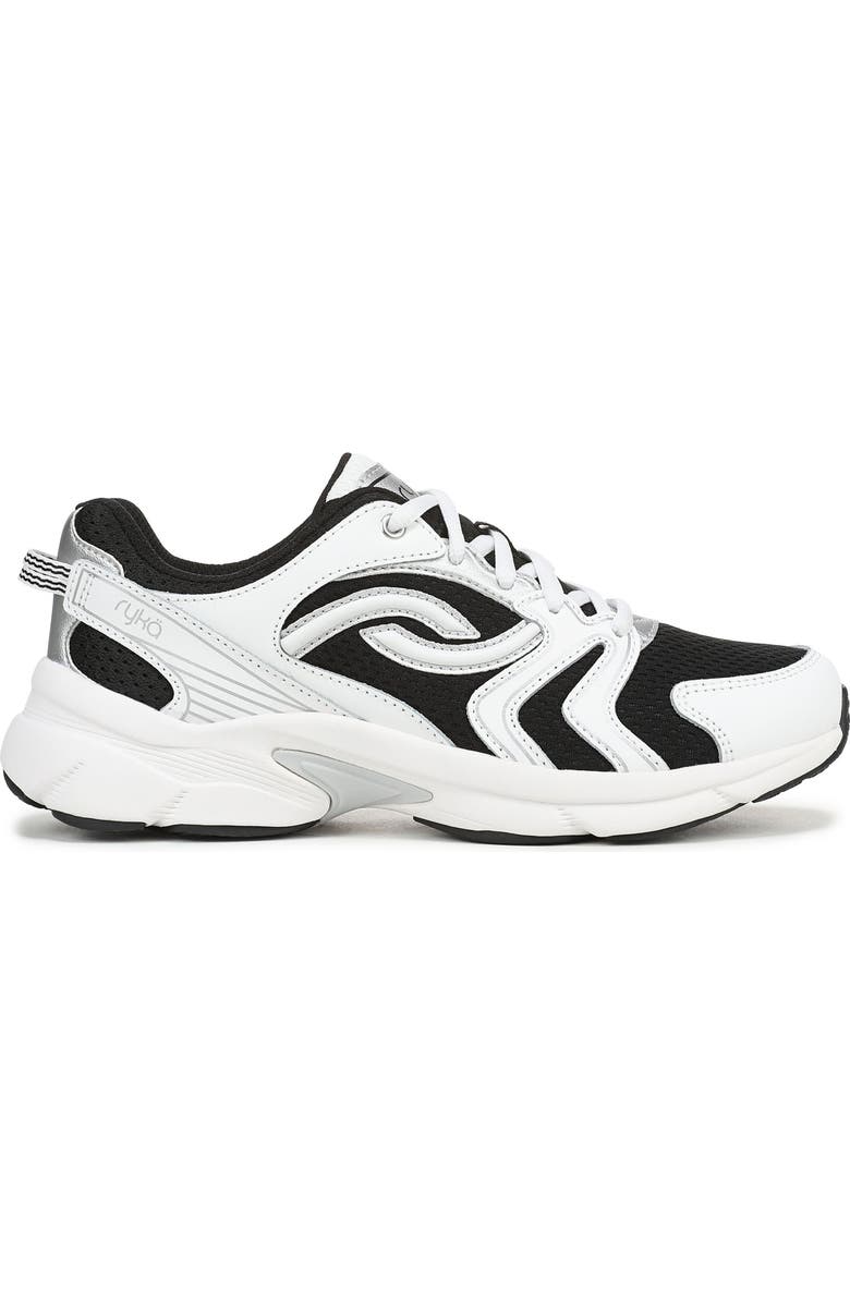 Rykä Streamline Low Profile Walking Sneaker, Alternate, color, Brilliant White