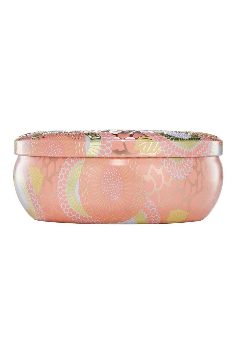 Kalahari Watermelon 3-Wick Tin Candle, Main, color, WATERMELON