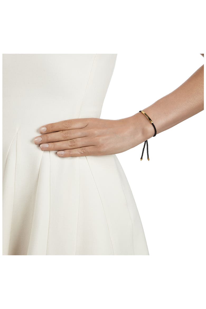 Linear Bar Friendship Bracelet, Alternate, color, 18CT GOLD ON STERLING SILVER