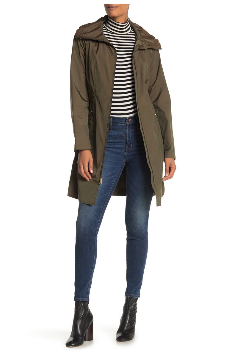 Packable Hooded Rain Jacket