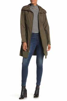 Cole Haan Signature Packable Hooded Rain Jacket