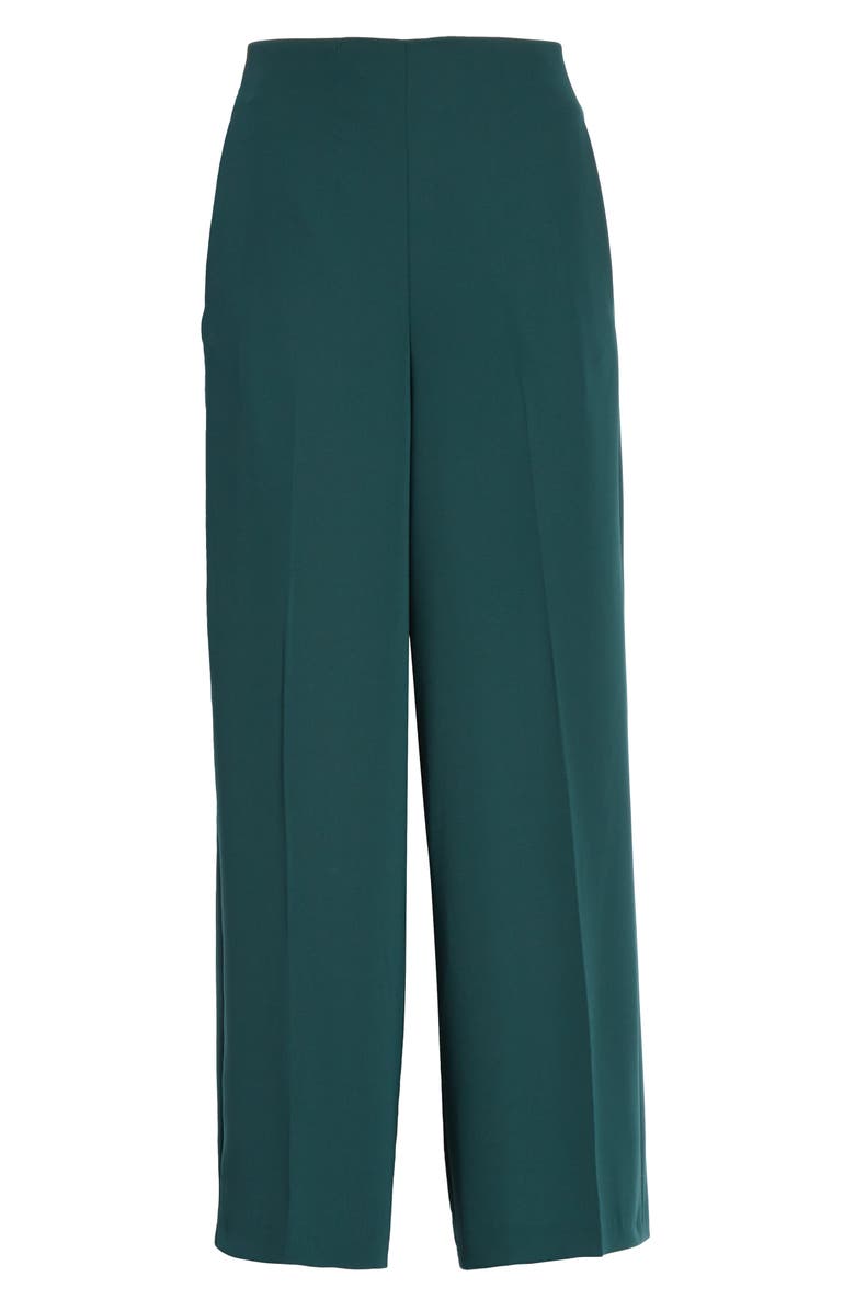 BOSS Trimala Wide Leg Crop Pants, Alternate, color, 