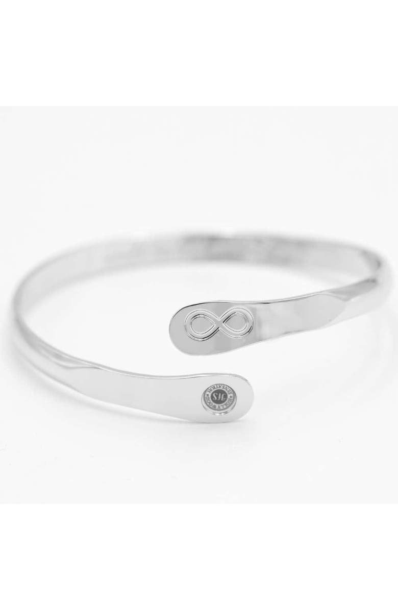 Hollywood Sensation Friendship Bracelet Engraved I would be lost without you, Alternate, color, Silver