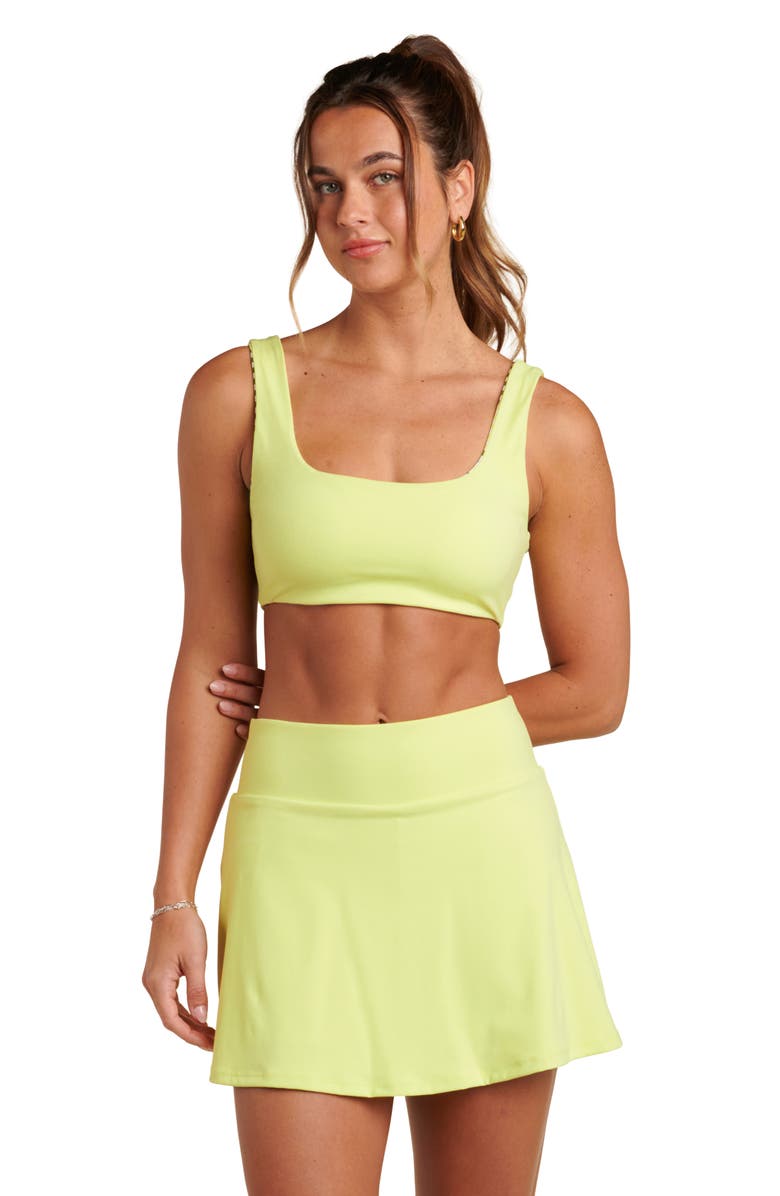 La Blanca Active Skort, Alternate, color, Lime