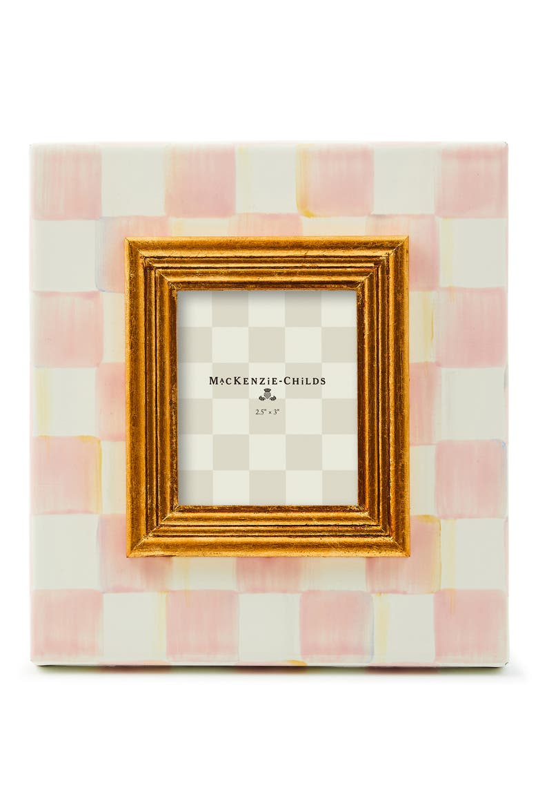 Rosy Check Enameled Steel 2.5 x 3-Inch Picture Frame, Main, color, ROSY