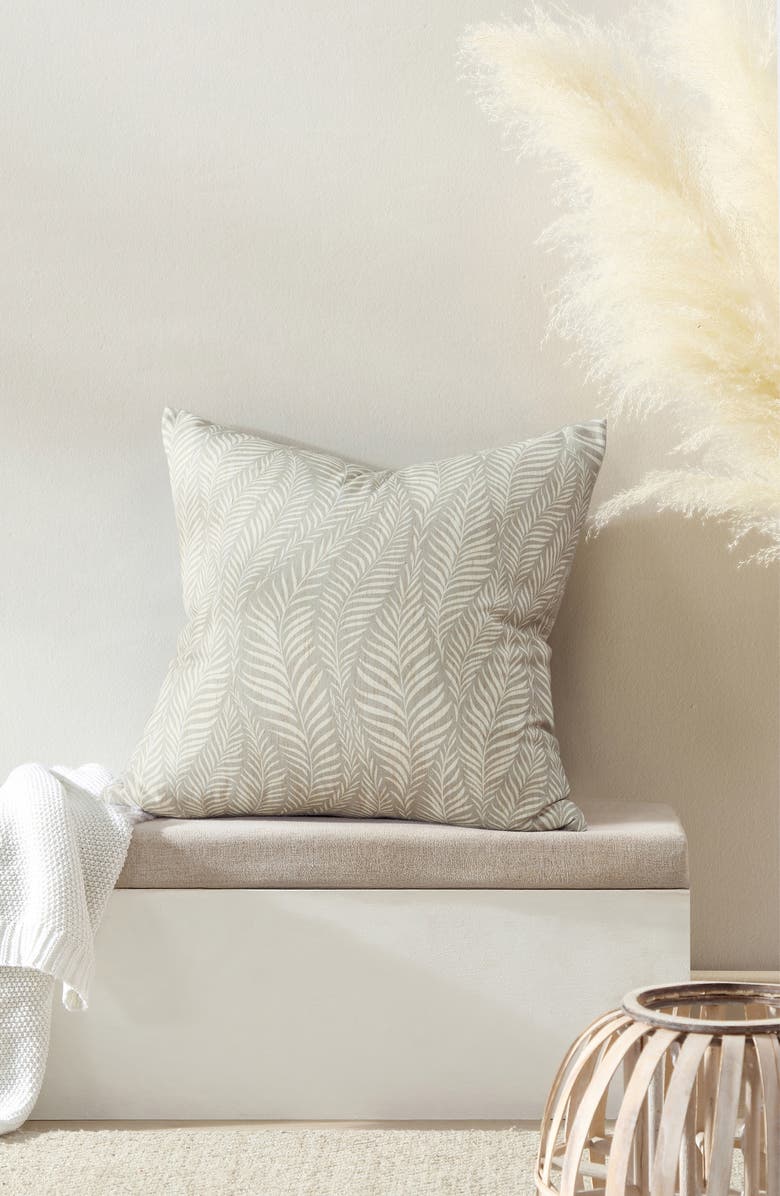 Palm Aire Owen Set of 2 Reversible Throw Pillows, Alternate, color, Beige