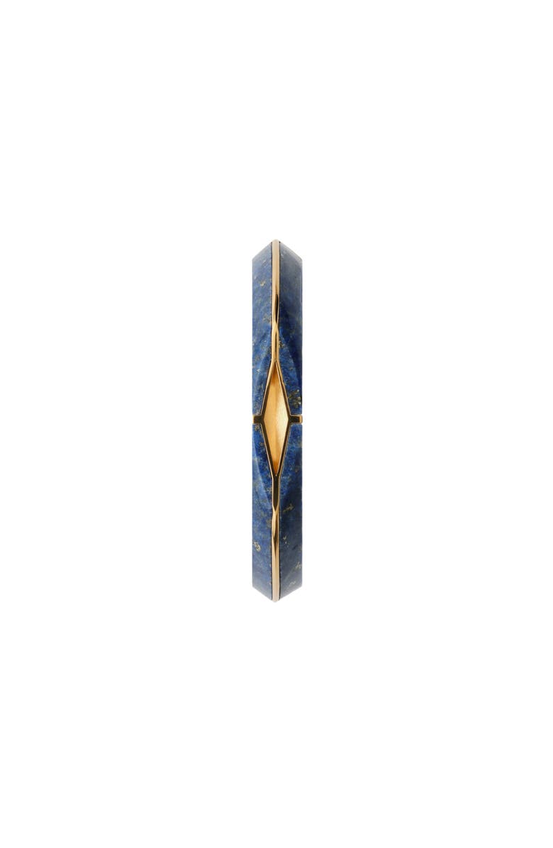Burberry Lapis Hollow Cuff, Main, color, Gold/Blue