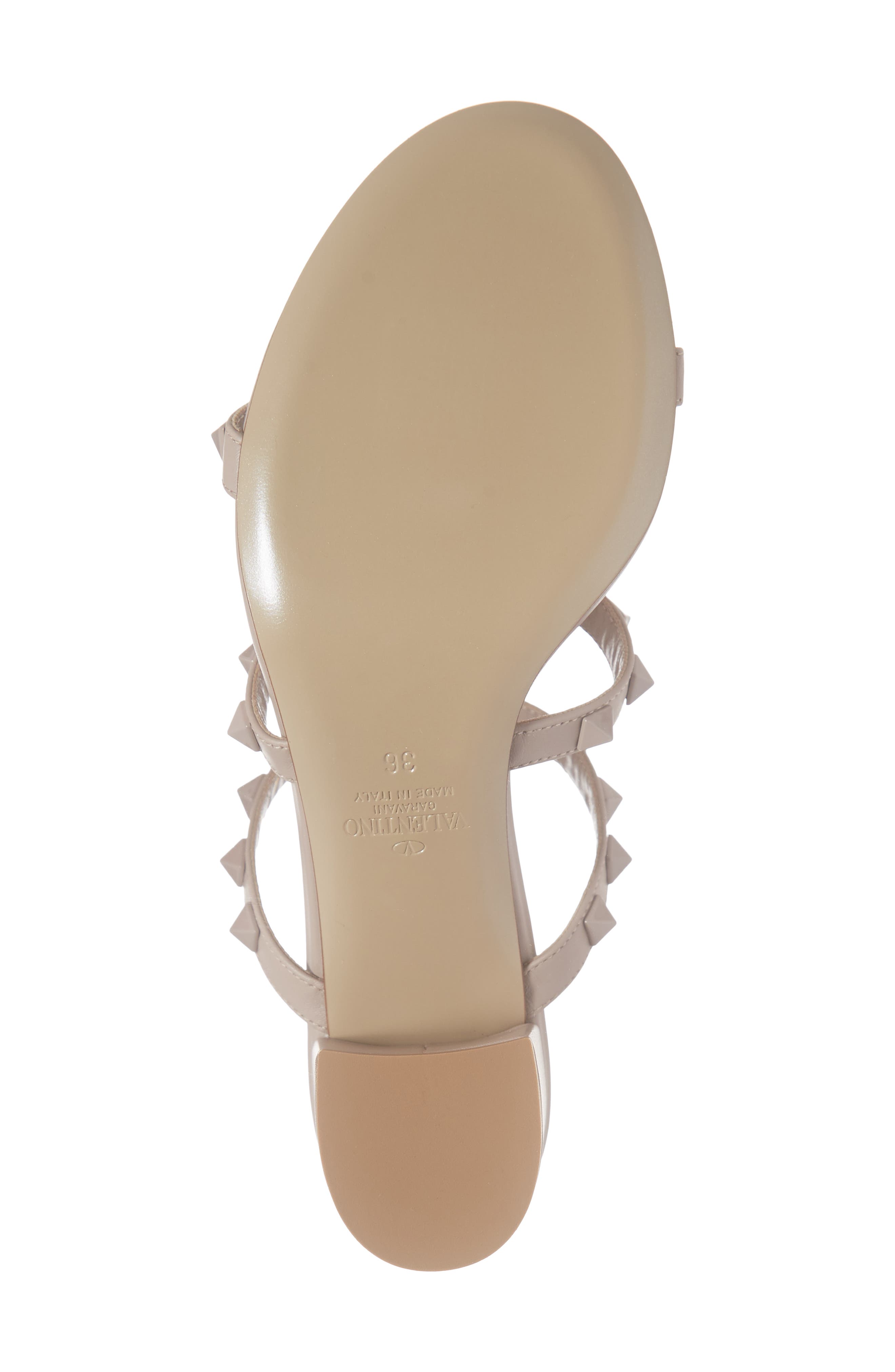 Rockstud Slide Sandal, Alternate, color, POUDRE